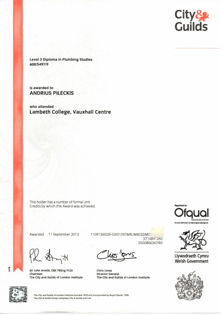 CG Level 3 Diploma page 0001