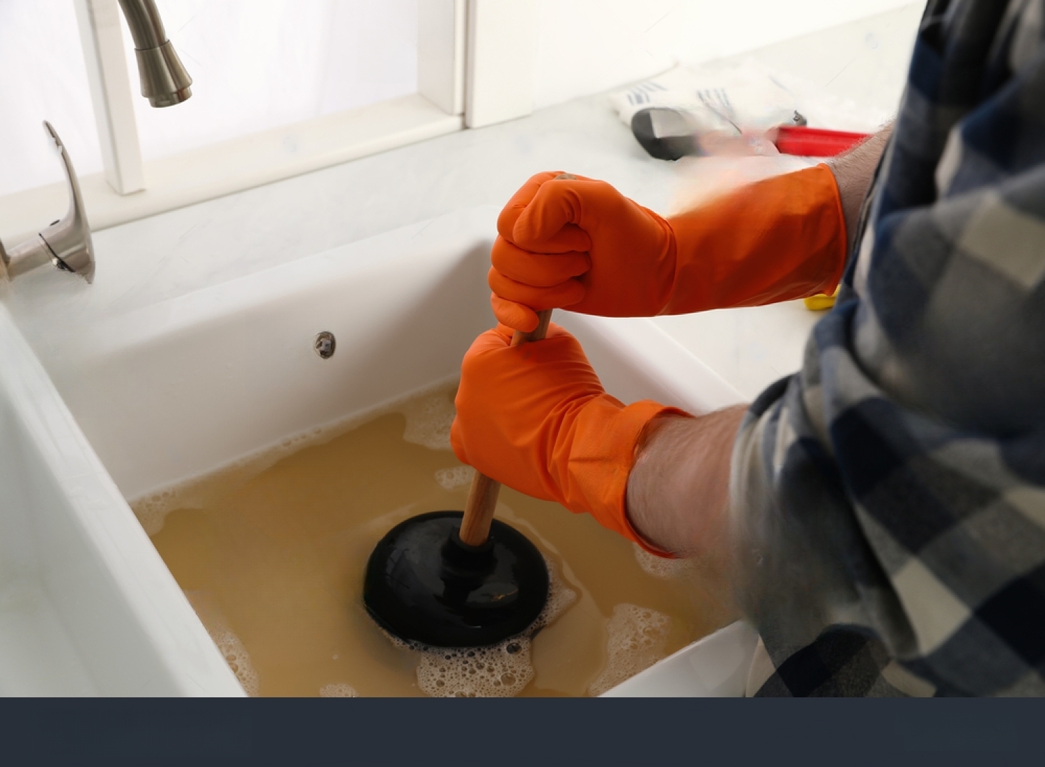 How to unblock a kitchen sink